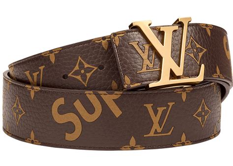 louis vuitton supreme belt original price|louis vuitton monogram belt.